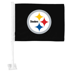 Pittsburgh Steelers Car Flag Large 1pc 11" x 14"