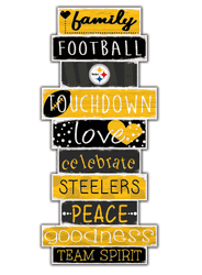 Pittsburgh Steelers Celebrations Stack 24" Sign