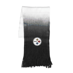 Pittsburgh Steelers Dip Dye Scarf Black
