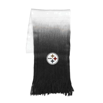 Pittsburgh Steelers Dip Dye Scarf Black
