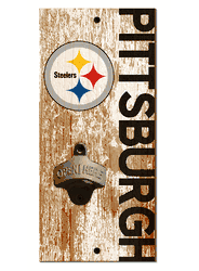 Pittsburgh Steelers Distressed Bottle Opener
