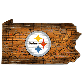 Pittsburgh Steelers Distressed State with Logo
