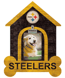 Pittsburgh Steelers Dog Bone House Clip Frame