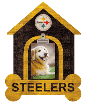Pittsburgh Steelers Dog Bone House Clip Frame