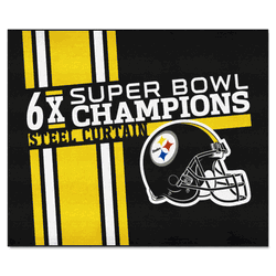 Pittsburgh Steelers Dynasty Tailgater Rug - 5ft. x 6ft.
