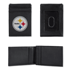 Pittsburgh Steelers  Embroidered Front Pocket Wallet - Slim/Light Weight