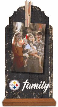 Pittsburgh Steelers Family Clothespin 6x12
