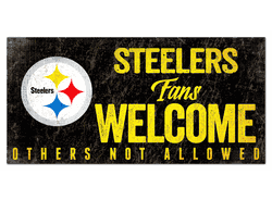 Pittsburgh Steelers Fans Welcome Sign