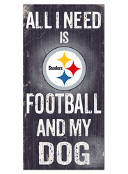 Pittsburgh Steelers Football and My Dog Sign