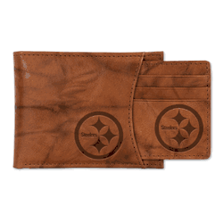 Pittsburgh Steelers  Genuine Leather Slider Wallet