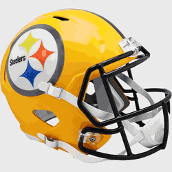 Pittsburgh Steelers Gold Speed Replica Full Size Throwback Helmet