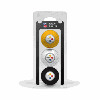 Pittsburgh Steelers Golf Balls - 3 Pack