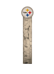 Pittsburgh Steelers Growth Chart Sign 6x36