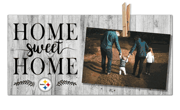 Pittsburgh Steelers Home Sweet Home Clothespin 6x12