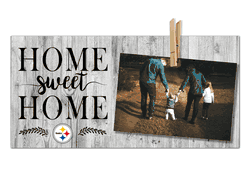 Pittsburgh Steelers Home Sweet Home Clothespin 6x12