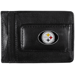 Pittsburgh Steelers Leather Cash & Cardholder