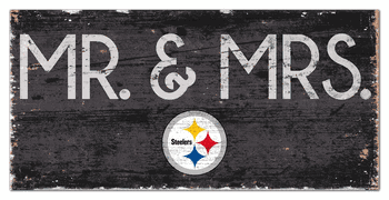 Pittsburgh Steelers Mr & Mrs Sign