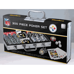 Pittsburgh Steelers NFL 300pc Poker Set