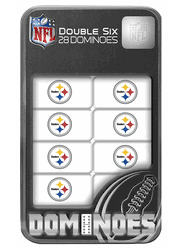 Pittsburgh Steelers NFL Dominoes