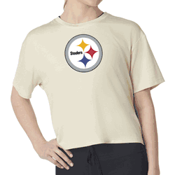 Pittsburgh Steelers NFL Kadi Turnout Tee Bone Large