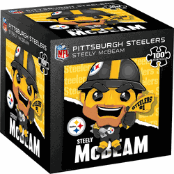 Pittsburgh Steelers NFL Mascot 100 Piece Square Puzzle
