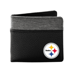 Pittsburgh Steelers Pebble BiFold Wallet Black