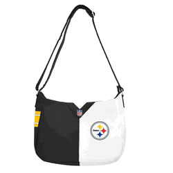 Pittsburgh Steelers Pebble Split Hobo Shoulder Bag