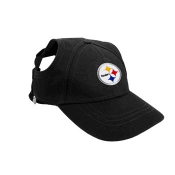 Pittsburgh Steelers Pet Baseball Hat Large