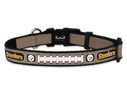 Pittsburgh Steelers Pet Collar Reflective Football Size Toy CO