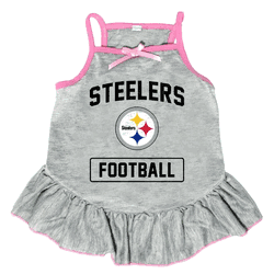 Pittsburgh Steelers Pet Dress Grey Type XSmall