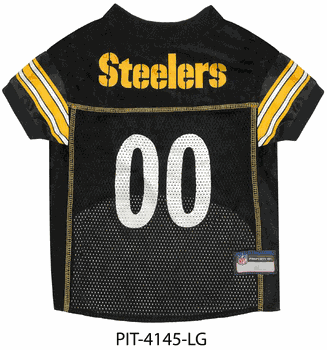 Pittsburgh Steelers Pet Mesh Jersey Large