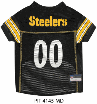 Pittsburgh Steelers Pet Mesh Jersey - Medium