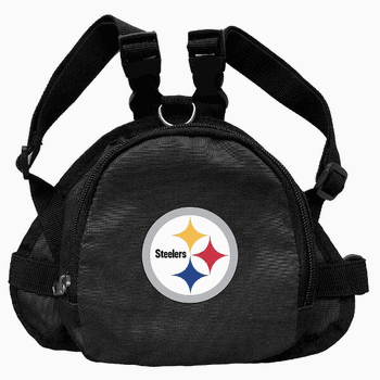 Pittsburgh Steelers Pet Mini Backpack BLCK S