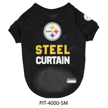Pittsburgh Steelers Pet Raglan Jersey Small
