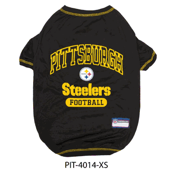 Pittsburgh Steelers Pet Tee Shirt X-Small