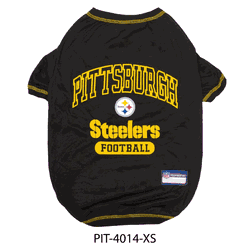 Pittsburgh Steelers Pet Tee Shirt X-Small