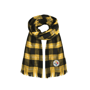Pittsburgh Steelers Plaid Blanket Scarf BL-MGL