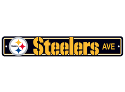 Pittsburgh Steelers Plastic Street Sign