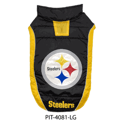 Pittsburgh Steelers Puffer Vest Large
