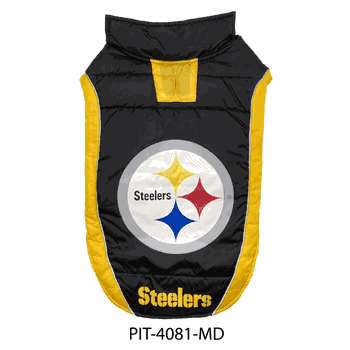 Pittsburgh Steelers Puffer Vest - Medium