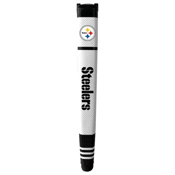 Pittsburgh Steelers Putter Grip (White with colored stripes)
