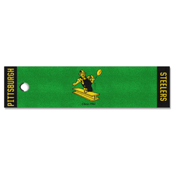 Pittsburgh Steelers Putting Green Mat - 1.5ft. x 6ft., NFL Vintage