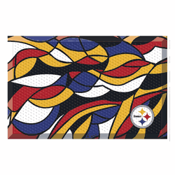 Pittsburgh Steelers Rubber Scraper Door Mat XFIT Design
