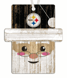 Pittsburgh Steelers Santa Ornament