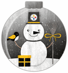 Pittsburgh Steelers Snowglobe 12in Wall Art