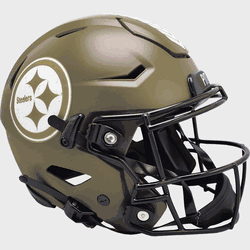 Pittsburgh Steelers SpeedFlex Full Size Football Helmet SALUTE TO SERVICE