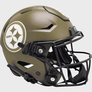 Pittsburgh Steelers SpeedFlex Full Size Football Helmet SALUTE TO SERVICE