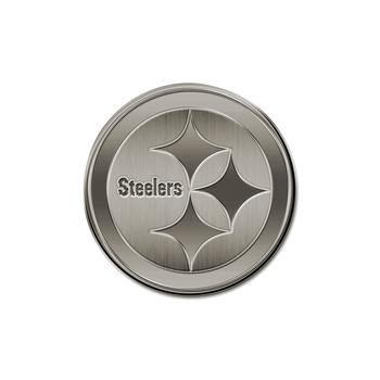Pittsburgh Steelers Standard Round Antique Auto Emblem