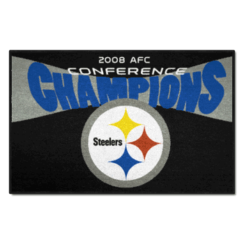 Pittsburgh Steelers Starter Mat Accent Rug - 19in. x 30in., 2009 AFC Conference Champions