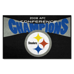 Pittsburgh Steelers Starter Mat Accent Rug - 19in. x 30in., 2009 AFC Conference Champions